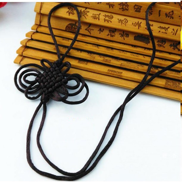 Dây thắt nơ treo phụ kiện , dây treo tua rua, dây đồng tâm kết 6 nút