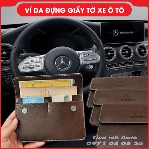 Ví da đựng đăng kiểm, Giấy tờ ô tô dập Logo các hãng xe hơi | tienich_auto