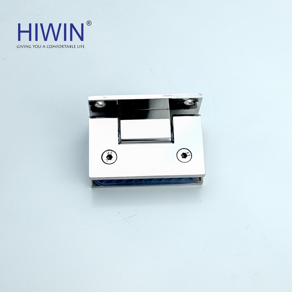 Bản lề cabin tắm 90 độ kính - tường cạnh thẳng inox 304 Hiwin HG-009