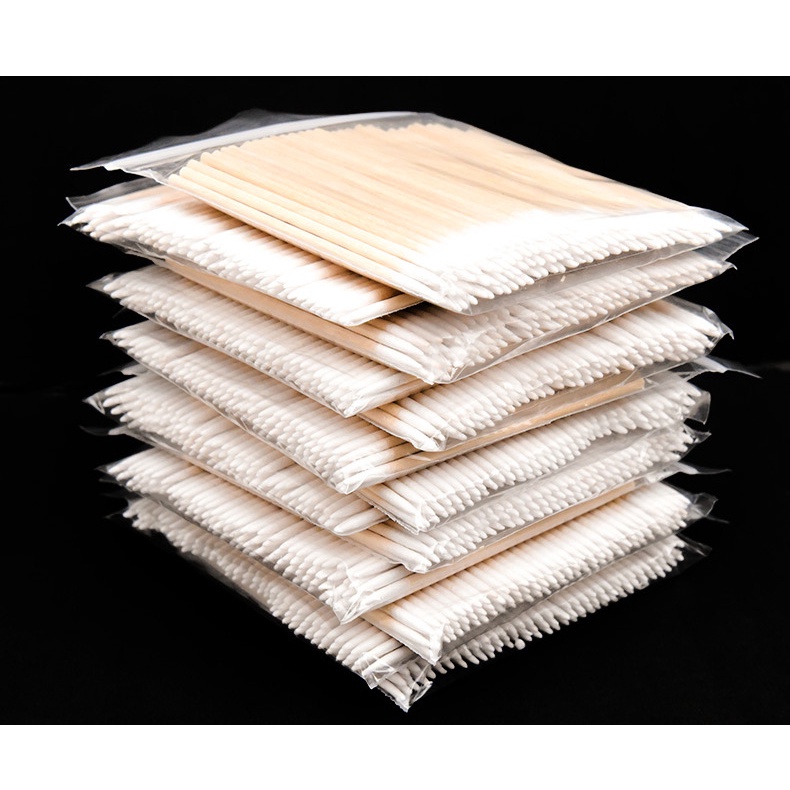 Hộp Tăm Bông Trang Điểm Đầu Nhỏ 7cm Bằng Cotton Siêu Mỏng