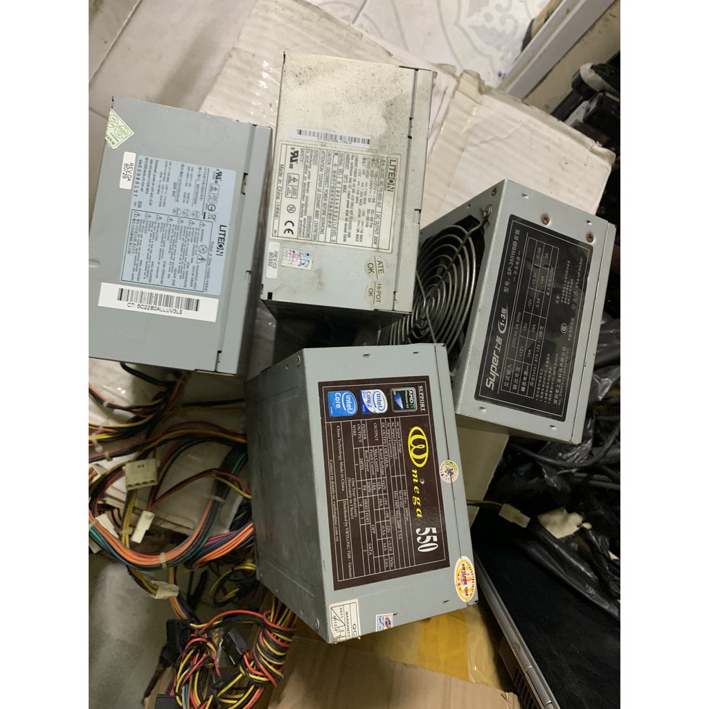 Nguồn máy tính cũ bóc máy 24 pin