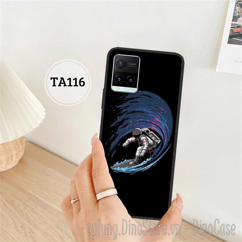 Ốp lưng điện thoại Vivo Y21 - Y21s -Y20 - Y51 2020 - Ốp lưng Vivo basic in hình phi hành gia vũ trụ đáng yêu.