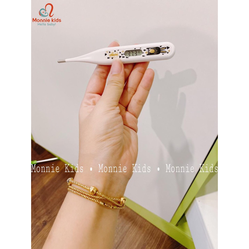 Nhiệt kế điện tử cho bé CHICCO, nhiệt kế điện tử nhỏ gọn tiện lợi đa năng - Monnie Kids