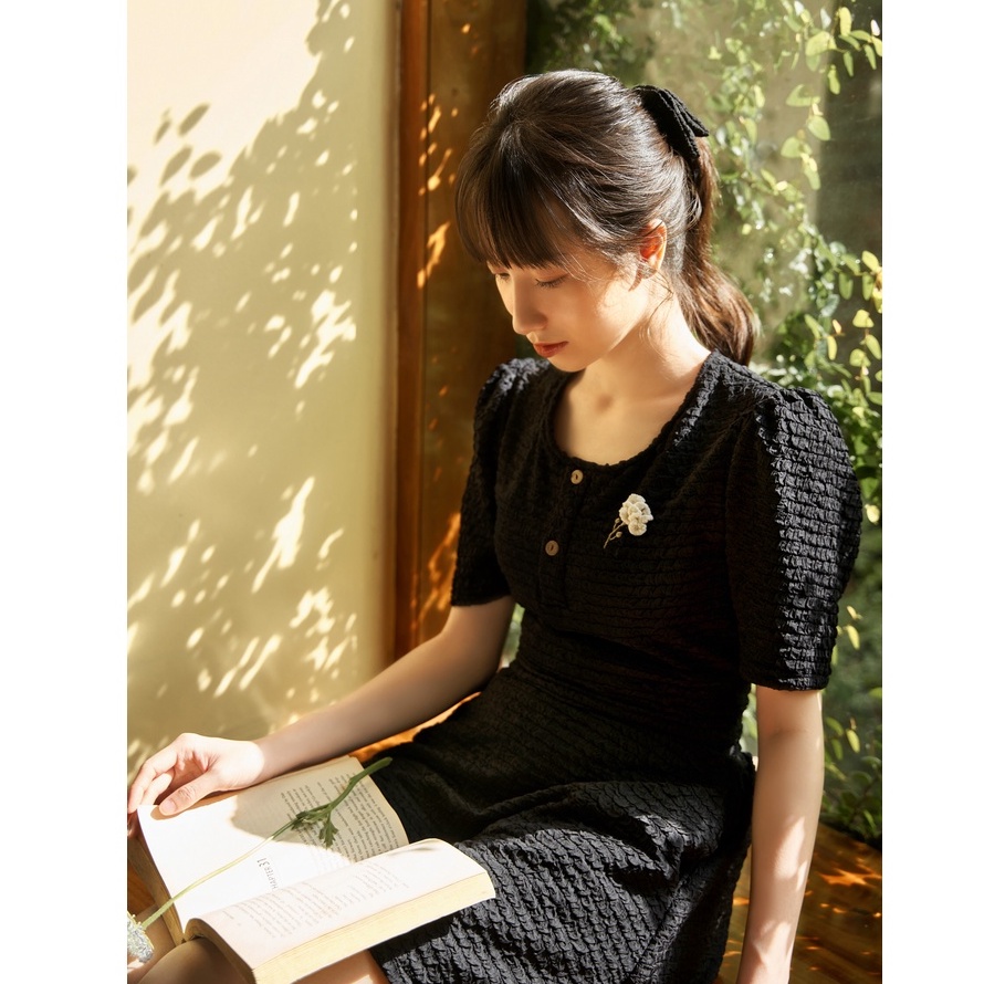 Áo thêu tường vi hangkao-T.ATTV  hangkao closet