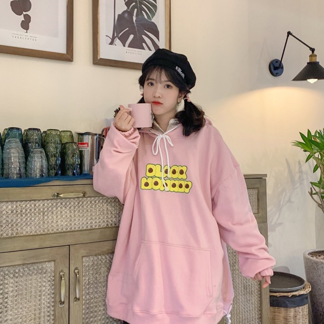 [TẶNG TÚI TOTE] Áo Hoodie Bơ Black Monkey - Timber: The Lover Màu Hồng