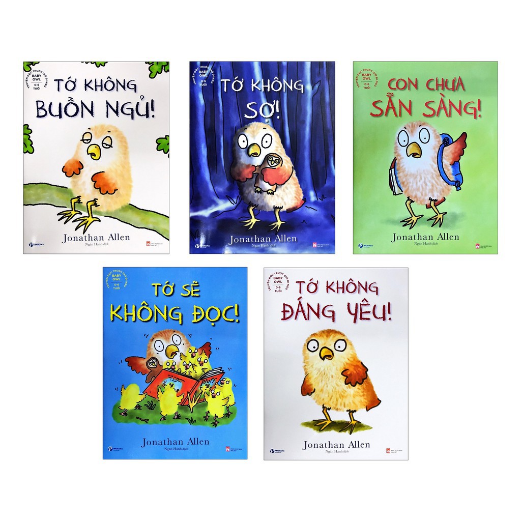 Sách - Combo Truyện Đọc Trước Giờ Đi Ngủ BABY OWL 0-6 tuổi (bộ 5 cuốn) Gigabook