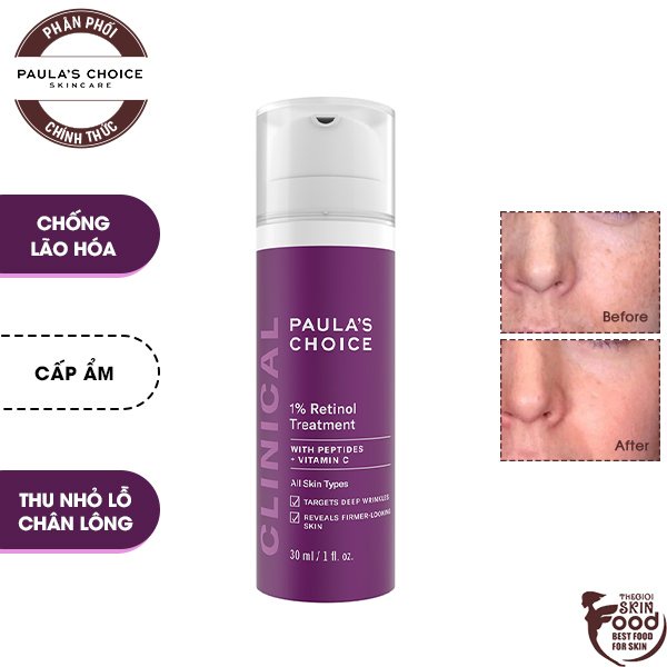 Tinh Chất Chống Lão Hóa Da Paula's Choice 1% Retinol Treatment 30ml
