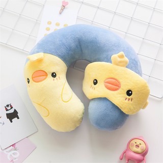 GỐI CỔ KÈM BỊT MẮT 2in1