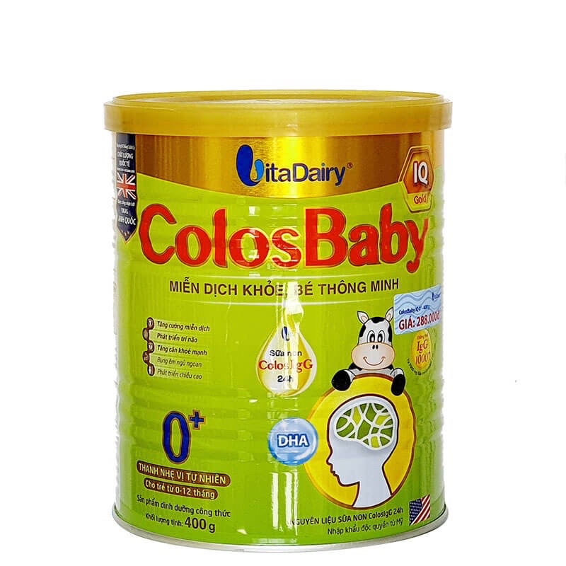 Sữa Colosbaby IQ gold 0+ 400gr ( Date mới nhất)