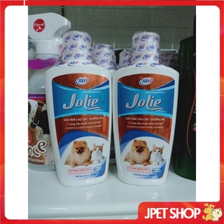 Sữa tắm chó mèo cao cấp, dưỡng da, mượt lông, khử mùi hôi Bio Jolie 200ml - Jpet Shop