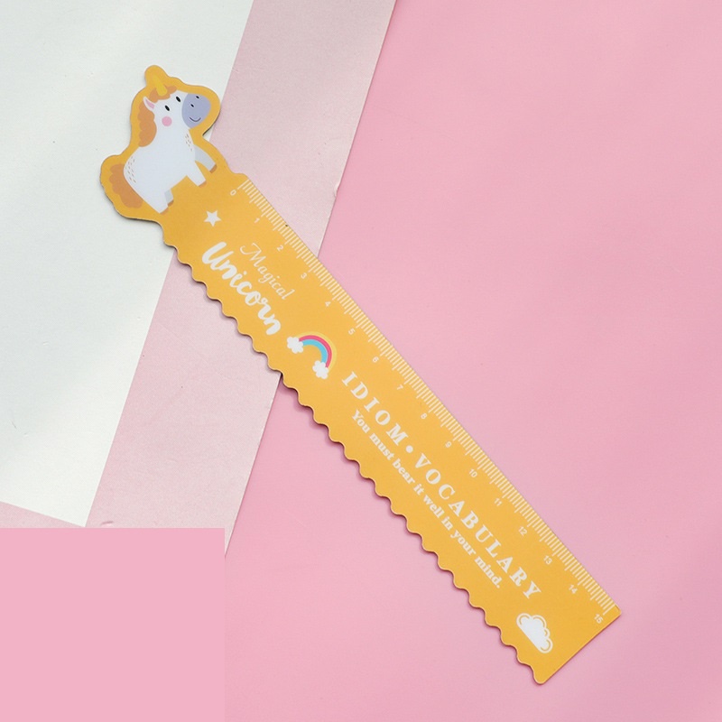 Thước Kẻ Nam Châm Mềm Dẻo Hình Ngựa Kỳ Lân Đáng Yêu Dài 15Cm