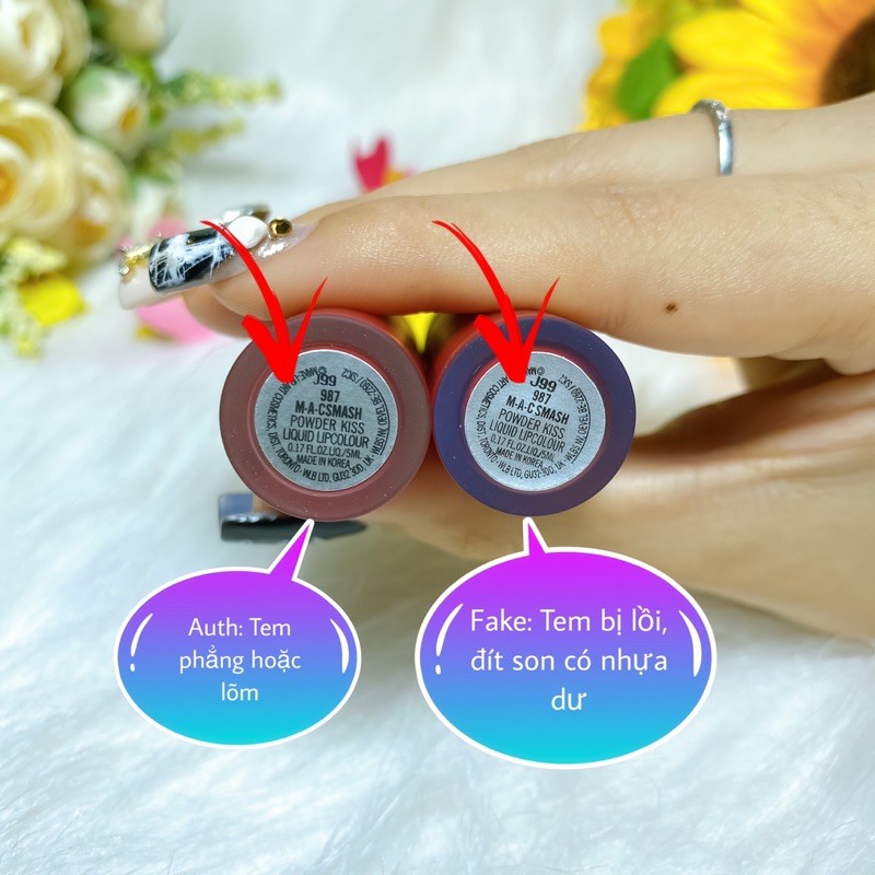 Son Mac Kem Powder Kiss Liquid Lipcolour, BST Son Kem Lì Mac Chính Hãng | Thế Giới Skin Care