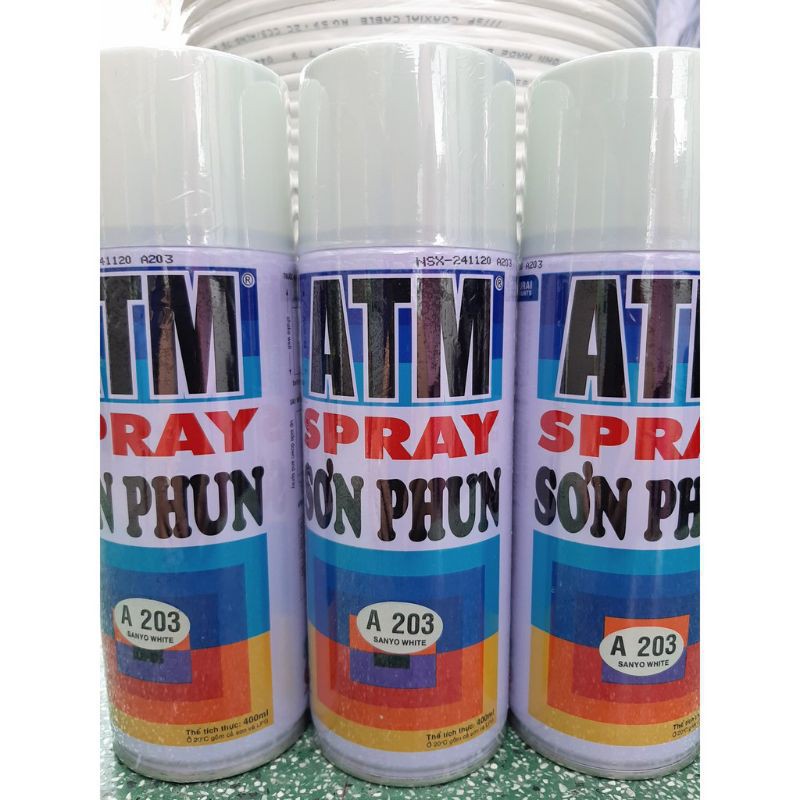 Lọ Sơn Xịt ATM Spray KoBe, TV Cao Cấp, Xịt Đủ Màu Cầm Tay Tiện Lợi