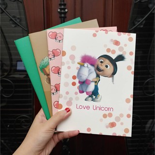 Combo 5 vở hoạt hình siêu đẹp 80trang 15x21cm