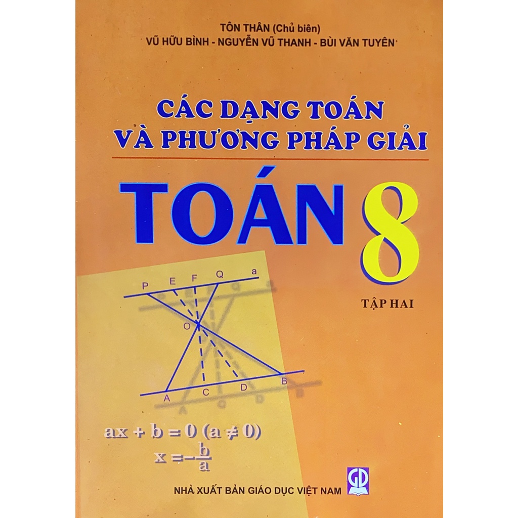 Sách - Các dạng Toán và Phương pháp giải Toán 8 - Tập 2