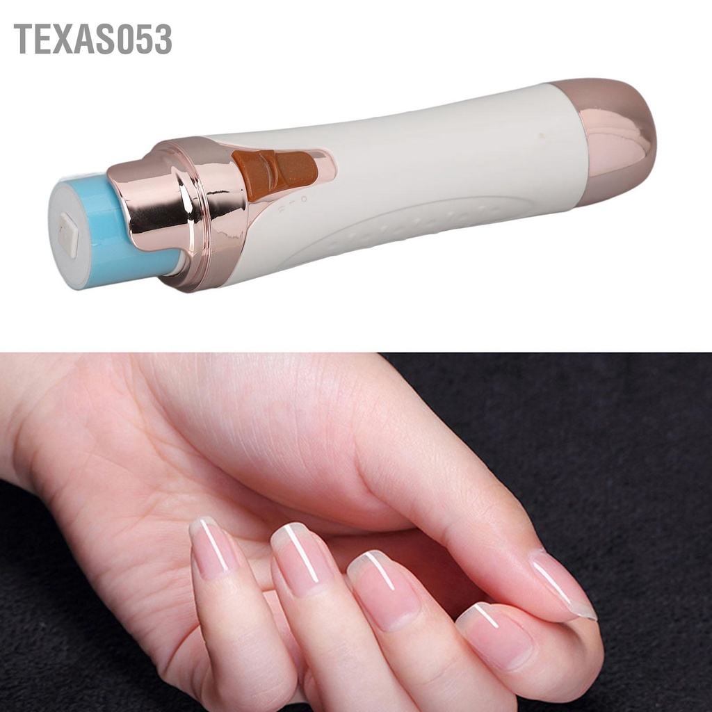 Texas053 Bộ giũa móng tay điện dụng cụ cắt dùng pin khô máy khoan cầm
