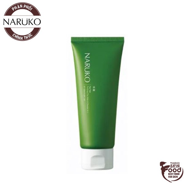 Sữa Rửa Mặt Bùn Hỗ Trợ Giảm Mụn Chiết Xuất Tràm Trà Naruko Tea Tree Purifying Clay Mask & Cleanser In 1 120g