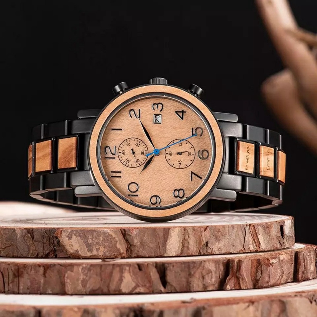 Đồng hồ đeo tay nam vỏ gỗ WoodWatch GS20