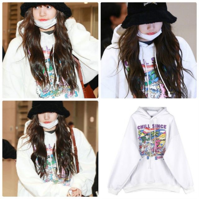 Áo Hoodie Nữ Lisa oversize phong cách hàn quốc