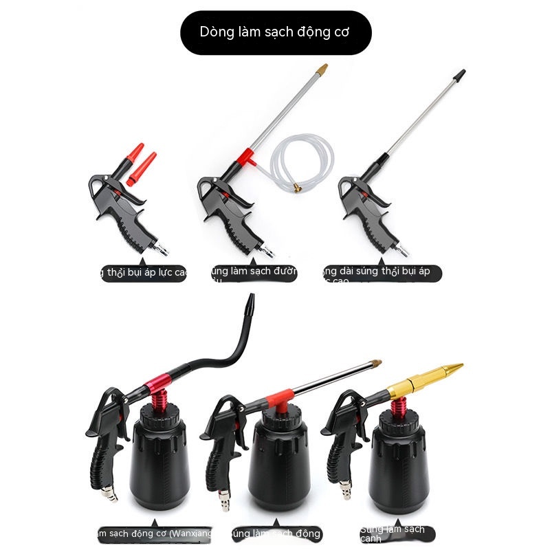 🔥🔥Súng phun tạo bọt tuyết，rửa xe dùng cho máy nén khí，bình 1 lít để rửa xe Đài loan dùng cho máy nén khí