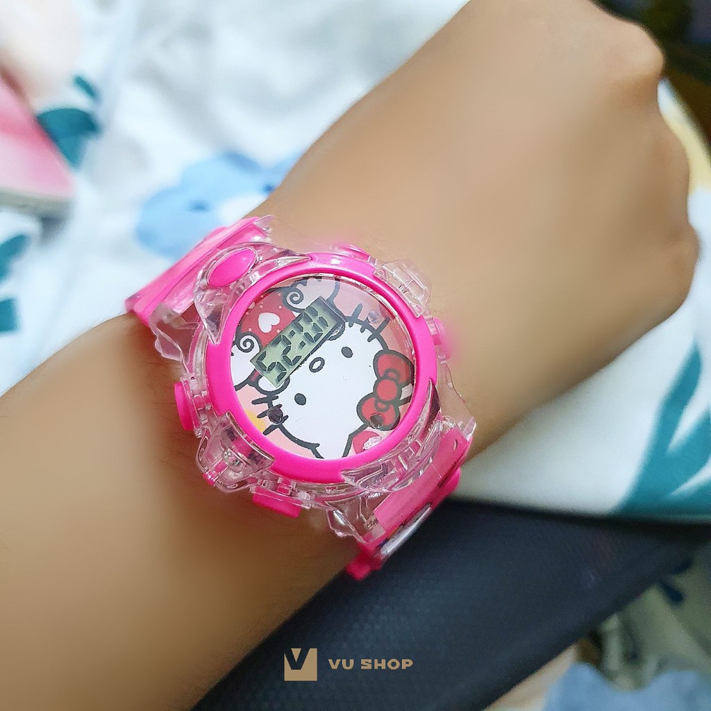 ĐỒNG HỒ TRẺ EM - ĐÈN LED ĐỔI MÀU, CÓ NHẠC (Nhiều màu) | BigBuy360 - bigbuy360.vn