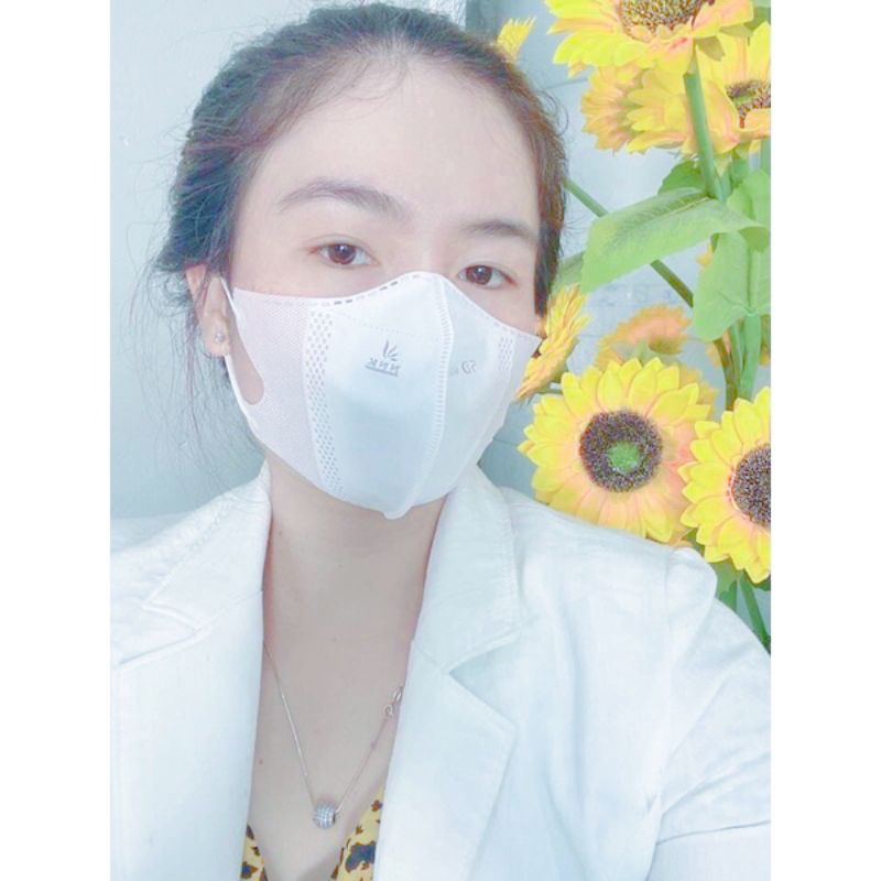 Khẩu Trang 5D NNK Trắng, Xám Kháng Khuẩn Cao Cấp, Ôm Trọn Mặt Chuẩn Phom Đẹp