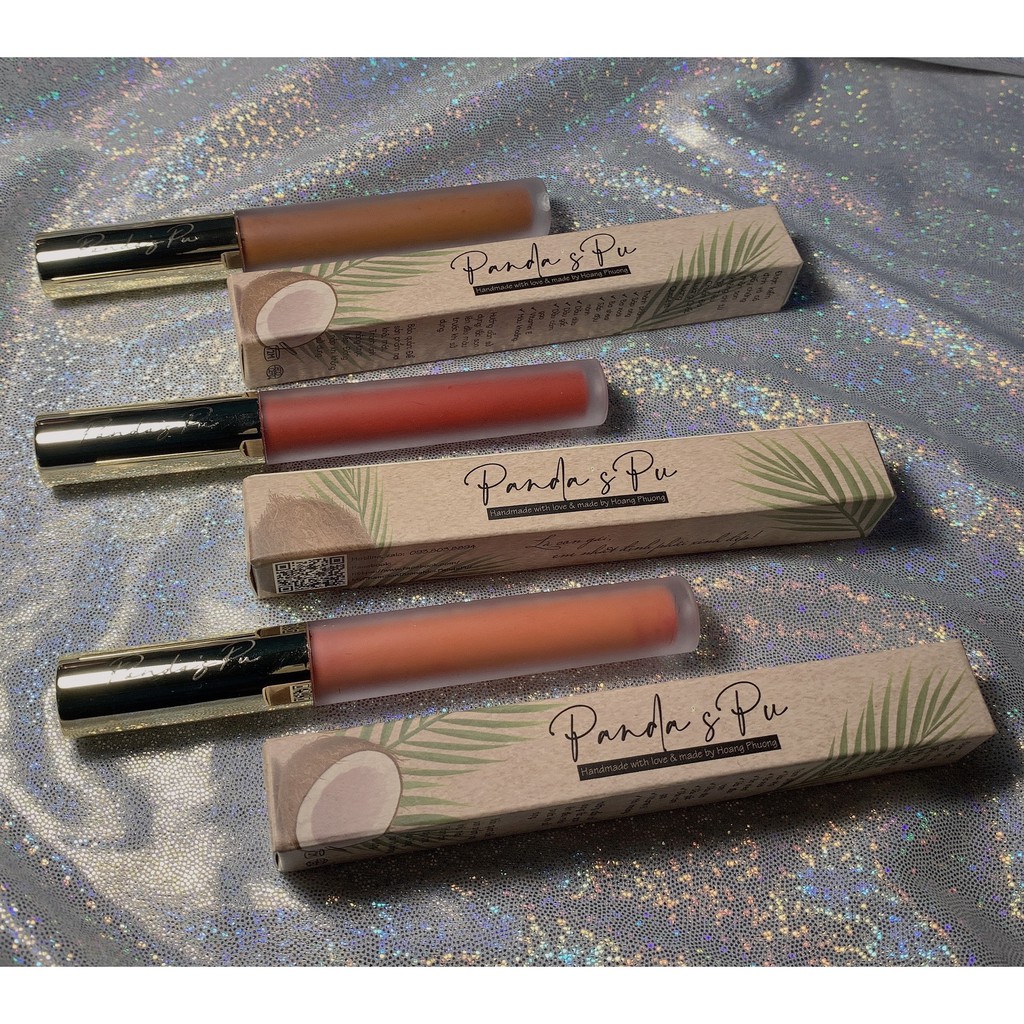Son kem lì Panda's Pu thiên nhiên không chì mềm mịn mướt handmade | BigBuy360 - bigbuy360.vn