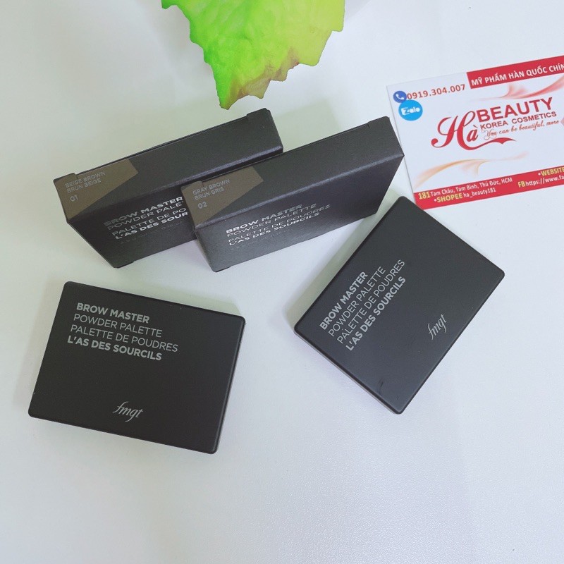 (THE FACE SHOP_Auth)Bột kẻ mày 3 Màu BROW MASTER Powder Palette TFSN20 | BigBuy360 - bigbuy360.vn