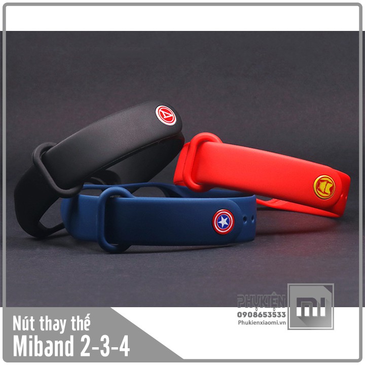 Nút hình thay thế cho dây đeo Miband 3/4
