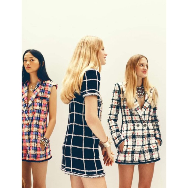 Vải dạ Tweed channel