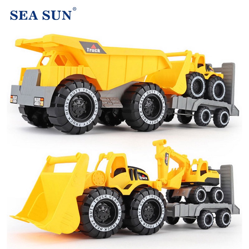 Đồ chơi mô hình xe công trường SEA SUN TOYS bằng nhựa chất lượng cao tùy chọn kiểu dáng và số lượng