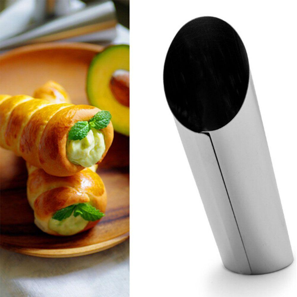 Bộ 3 Ống Làm Bánh Mì Bằng Thép Không Gỉ Chống Dính Tiện Dụng DIY