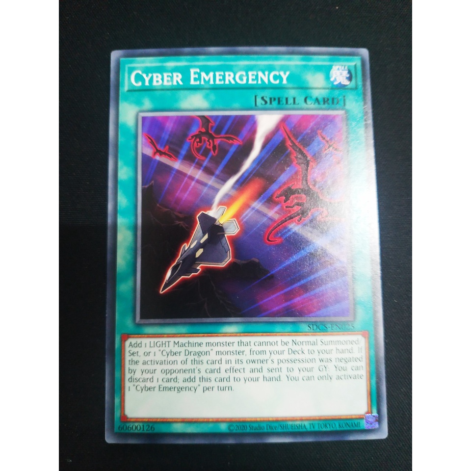 Thẻ bài Yugioh - TCG - Cyber Emergency / SDCS-EN025'