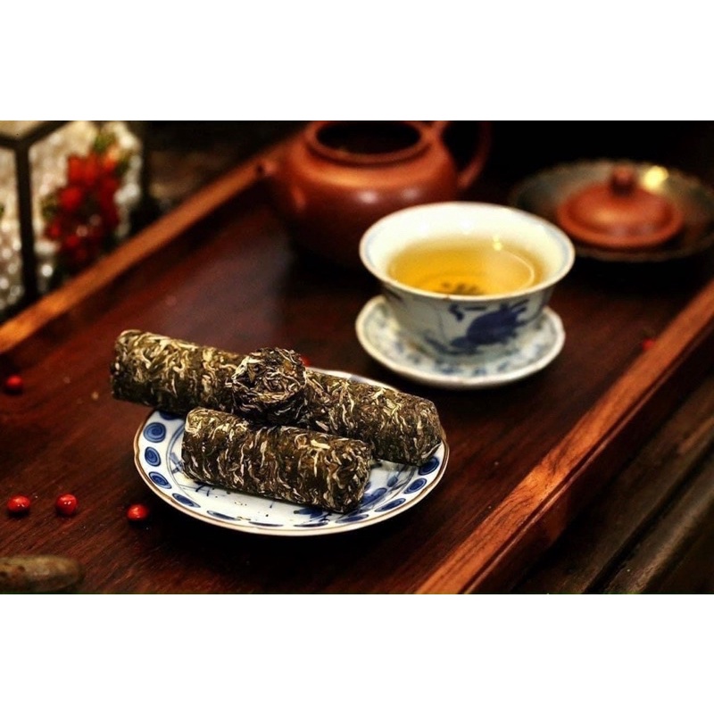 Trà  ống lam shan tuyết hương vị vùng cao