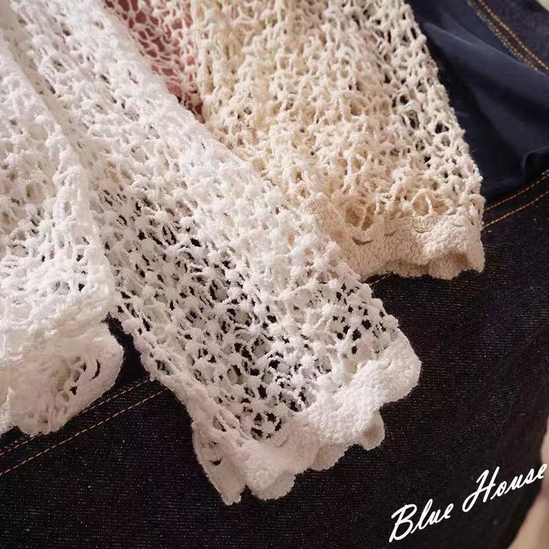 (Hàng nhập) SET 3 MÓN Bikini len móc đi biển Trắng Quảng Châu #1800 | BigBuy360 - bigbuy360.vn