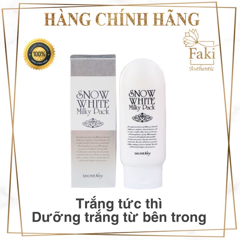 Kem dưỡng trắng da body Secret Key Snow White Milky Pack