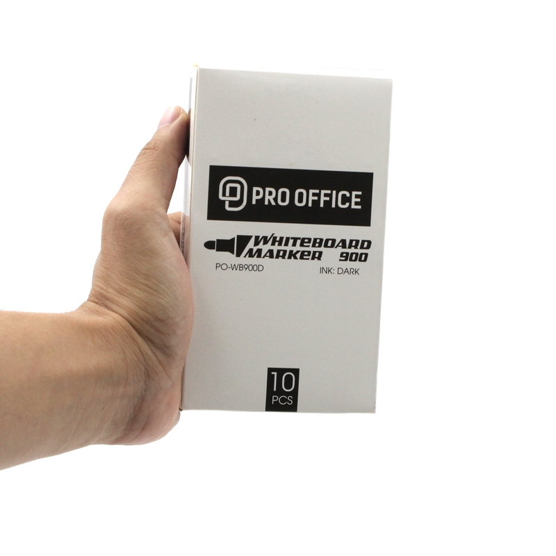 Hộp Bút Lông Bảng PO-WB900 - Mực Đen - PRO-OFFICE