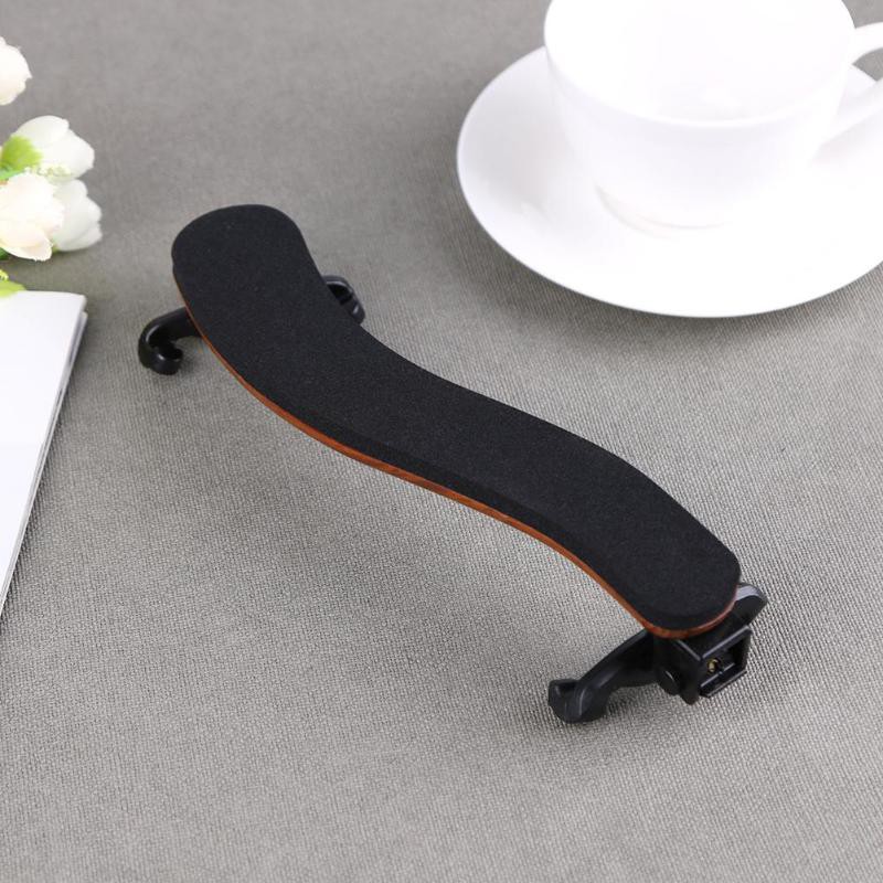 Violin Shoulder Rest Adjustable Professional 4/4 Full Size Violin Shoulder Rest Support Maple Wood Rest Violin Parts