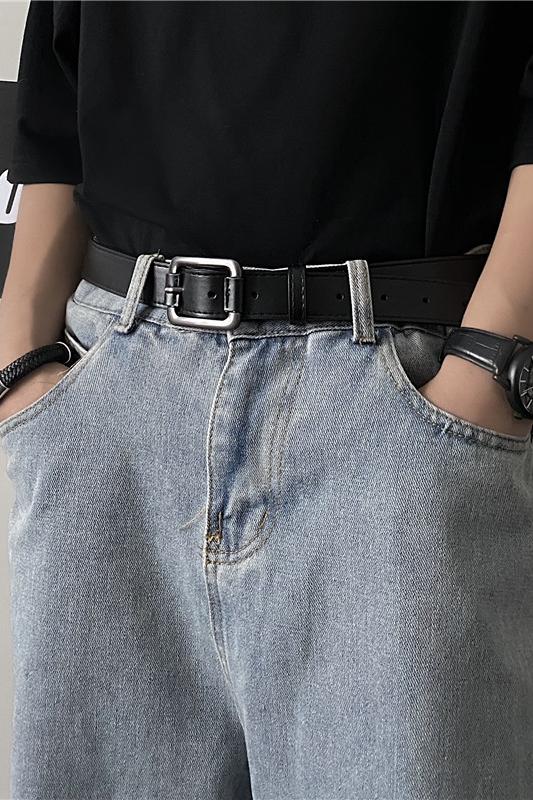 Thắt Lưng Da PU Phối Khóa Cổ Điển Kiểu Hàn Dễ Phối Đồ