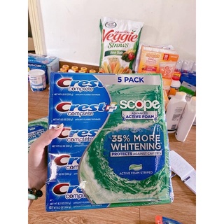 Kem đánh răng Crest complete Extra Whitening Scope Advanced Freshness 232g