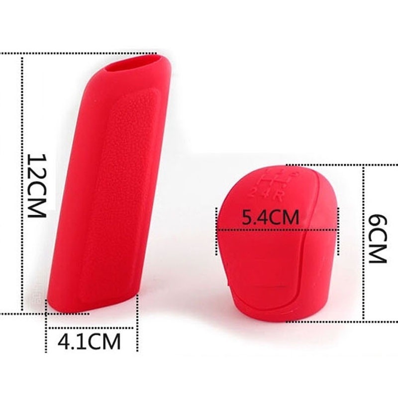 Set 2 Vỏ Bọc Cần Gạt Số Xe Hơi Bằng Silicone