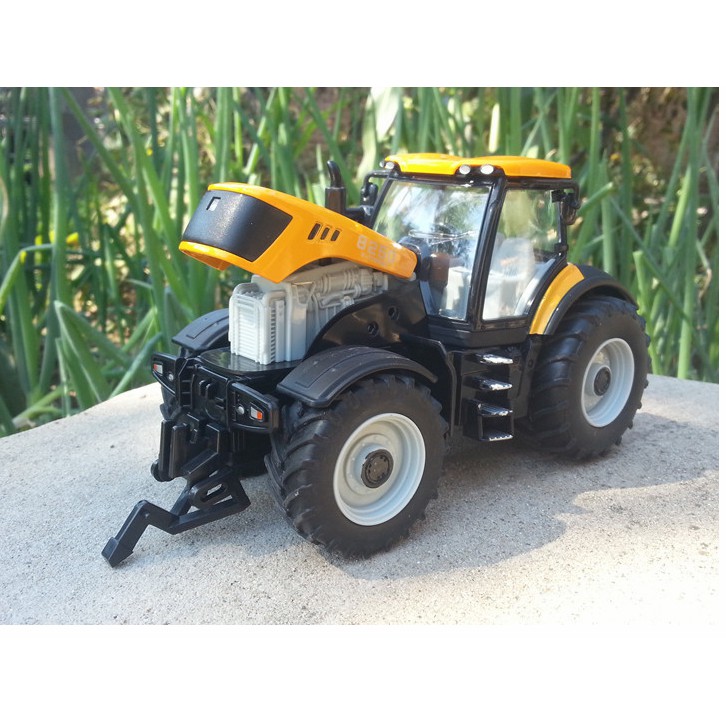 Xe máy kéo nông trại mô hình xe bằng hợp kim nhựa xe đồ chơi trẻ em có âm thanh động cơ và đèn