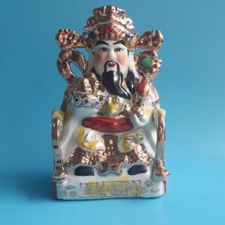 Tượng Thần Tài Tiền Quan Lộc sứ.