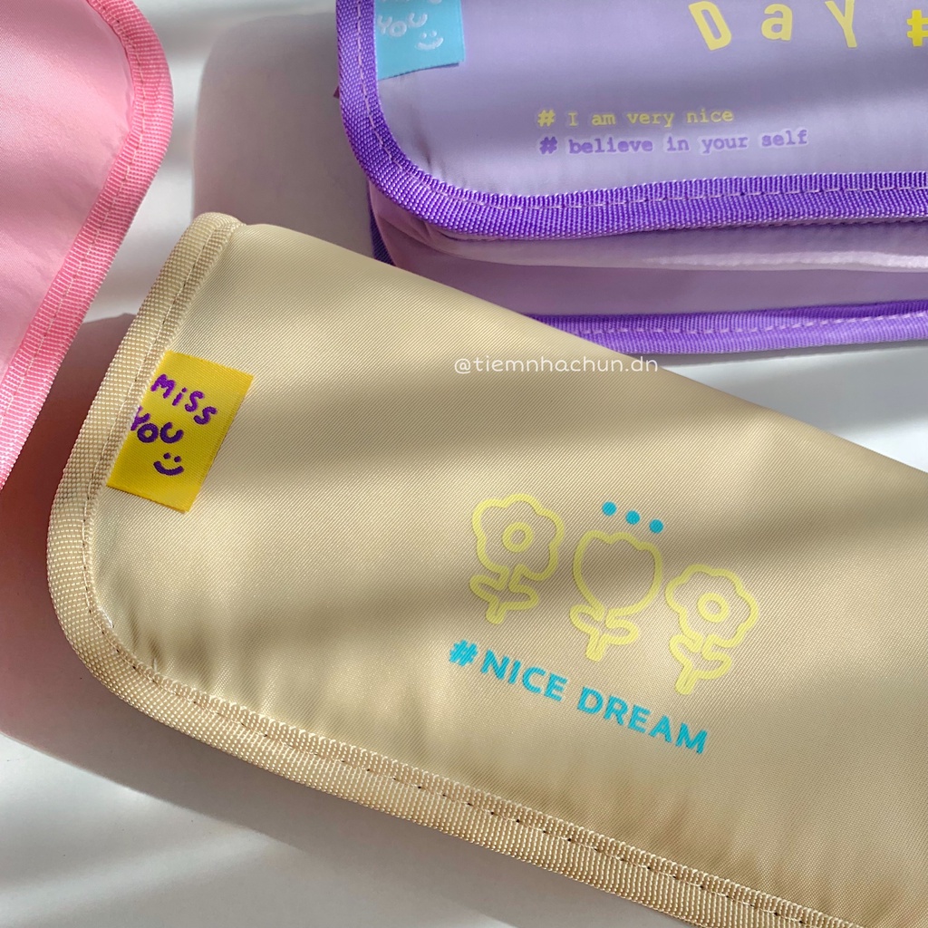 HỘP BÚT NHIỀU NGĂN PENCIL POUCH COLORFUL SIZE LỚN (ảnh thật) - hộp bút siêu bự - Tiệm nhà Chun