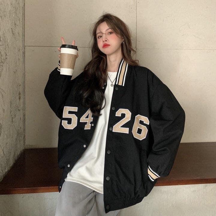 Áo khoác bomber gió 2 lớp 5426 form dáng rộng unisex nam nữ mặc được màu xanh rêu hot hit Xưởng Sỉ Nguyễn Hoa