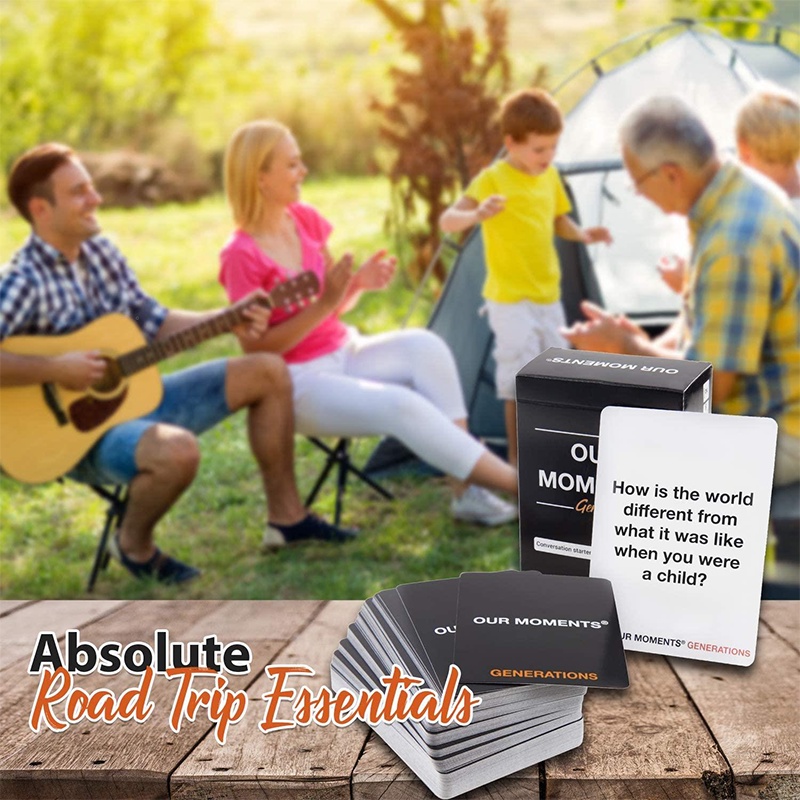 OUR MOMENTS Generations: 100 Thought Provoking Conversation Starters Questions Game