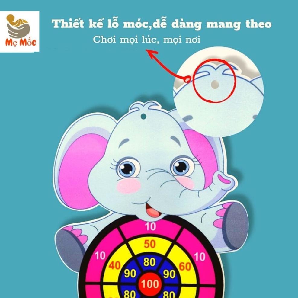 Ném Bóng Dính, Bảng Phi Tiêu Bóng Ném Dính Rèn Luyện Tính Tập Trung Cho Bé Tặng Kèm 3 Bóng