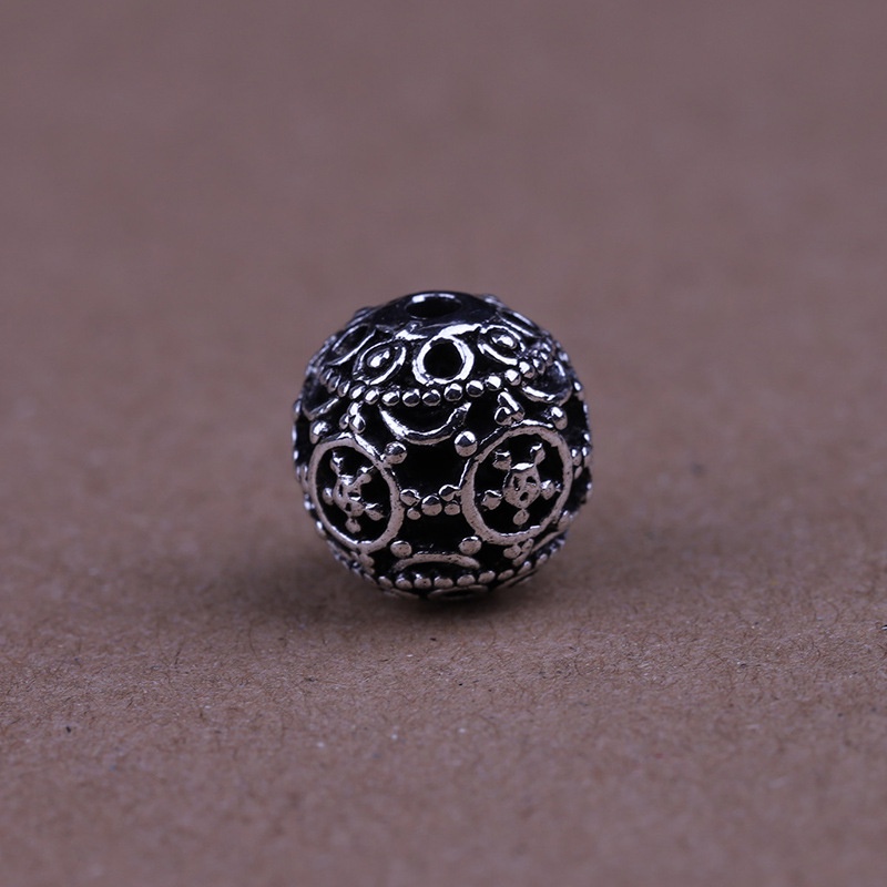 Set 20 Charm bạc Tạng làm handmade - Pháp khí Mật tông - Phật giáo Tây Tạng