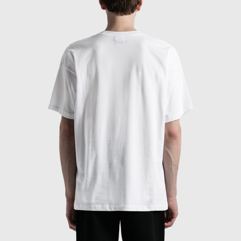 Áo Thun Cotton Tay Ngắn Dáng Rộng In Hình BTS SUGA Raf Simons X Mặt Cười Phong Cách Hàn Quốc Thời Trang Cho Nam Và Nữ