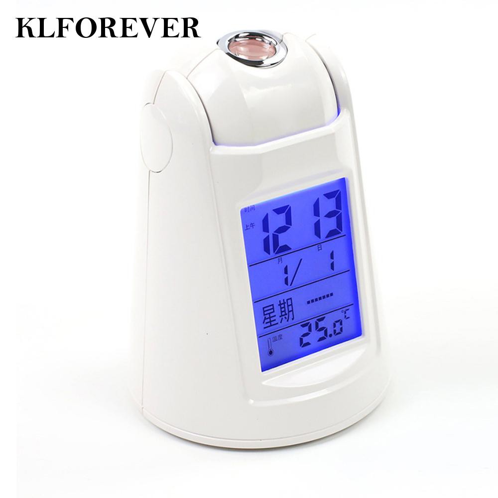 Đồng Hồ Treo Tường Klforever11 Tích Hợp Đèn Led Và Nhiệt Độ